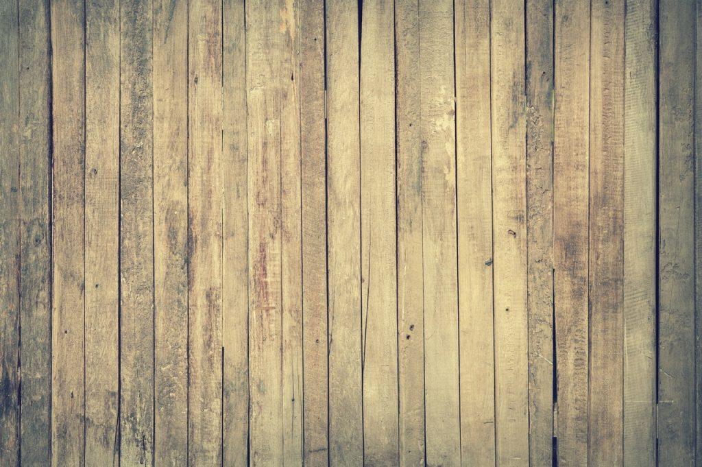 Overhead shot of a brown wooden floor